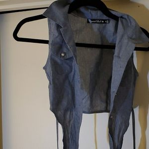 ,Girls size M belly top